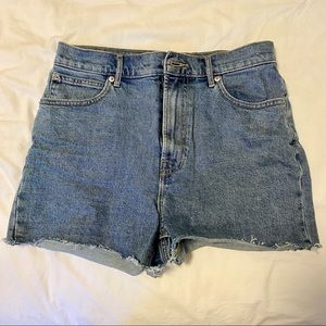 Everlane Way-high denim shorts